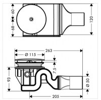 HANSGROHE DESAGÜE DUCHA